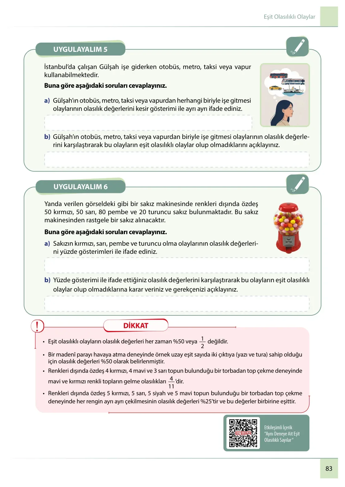 7. Sınıf Matematik Ders Kitabı Cevapları Meb Yayınları 2. Kitap Sayfa 83