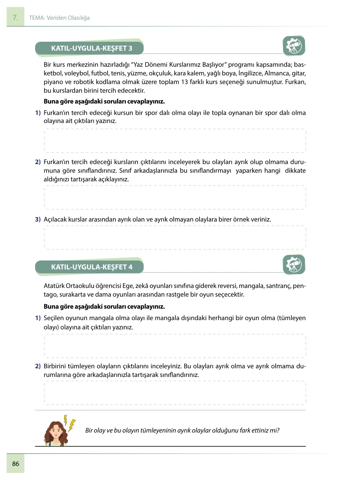 7. Sınıf Matematik Ders Kitabı Cevapları Meb Yayınları 2. Kitap Sayfa 86