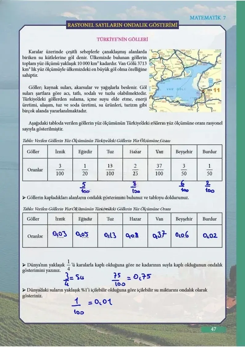 7. Sınıf Matematik Ders Kitabı Cevapları Meb Yayınları Sayfa 47 Çözüm Görseli