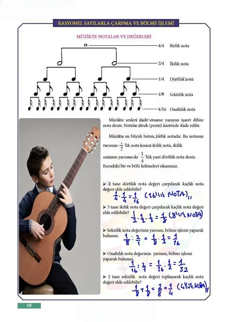 7. Sınıf Matematik Ders Kitabı Cevapları Meb Yayınları Sayfa 68 Çözüm Görseli