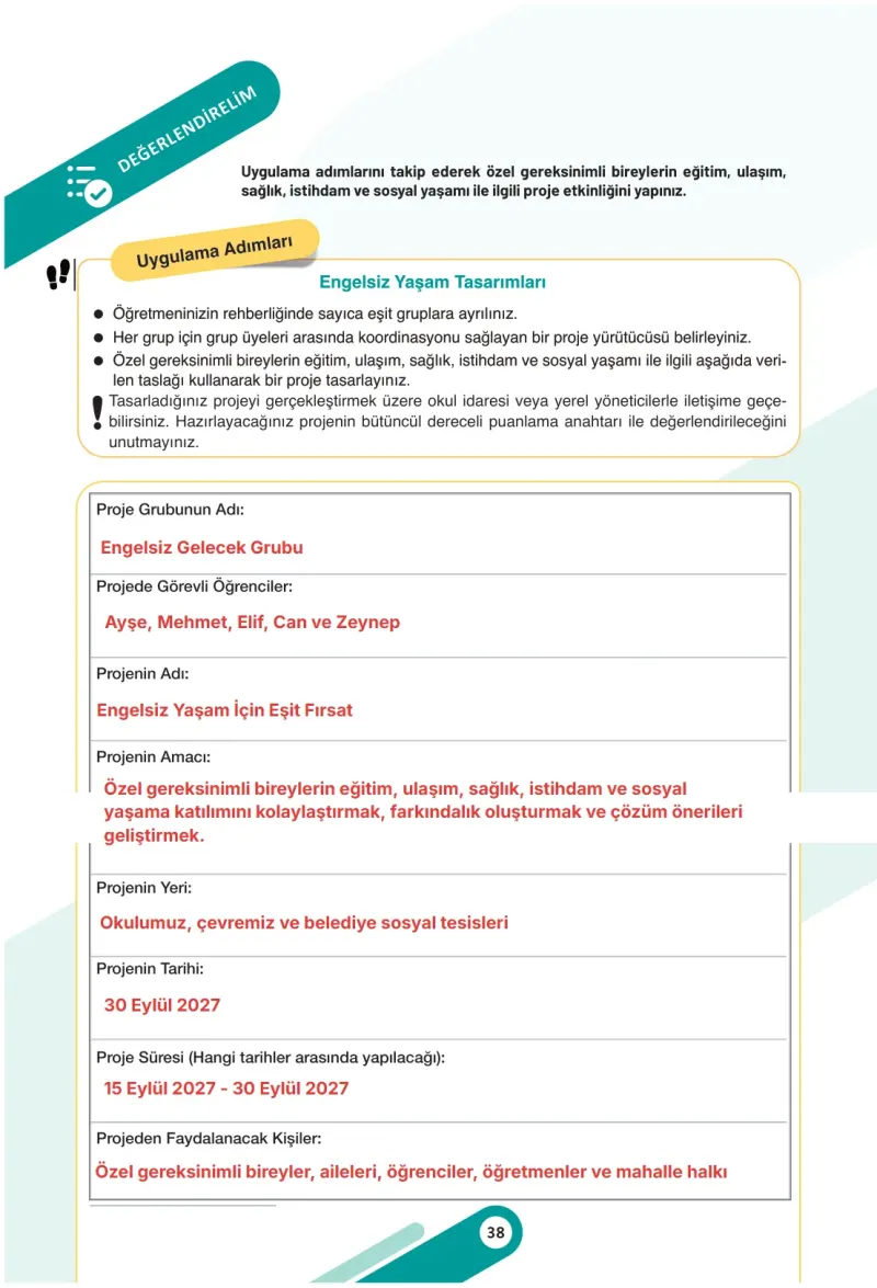7. Sınıf Sosyal Bilgiler Ders Kitabı Cevapları Meb Yayınları 1. Kitap Sayfa 38 Çözüm Görseli