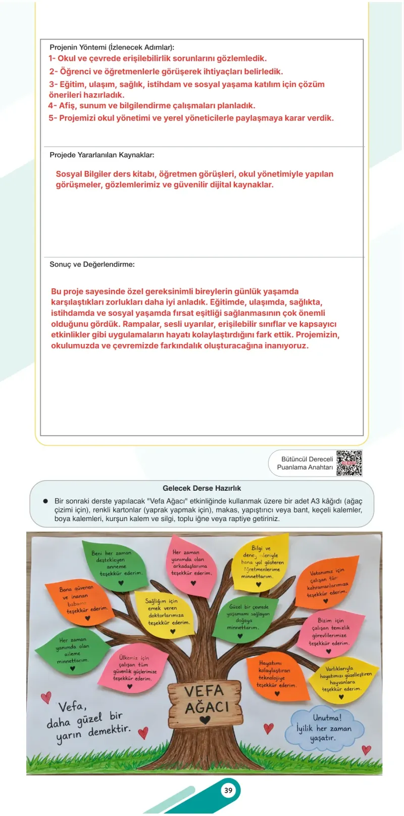 7. Sınıf Sosyal Bilgiler Ders Kitabı Cevapları Meb Yayınları 1. Kitap Sayfa 39 Çözüm Görseli