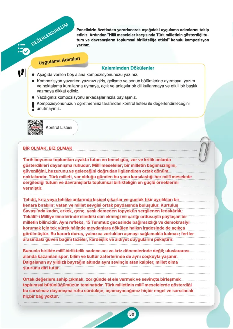 7. Sınıf Sosyal Bilgiler Ders Kitabı Cevapları Meb Yayınları 1. Kitap Sayfa 50 Çözüm Görseli