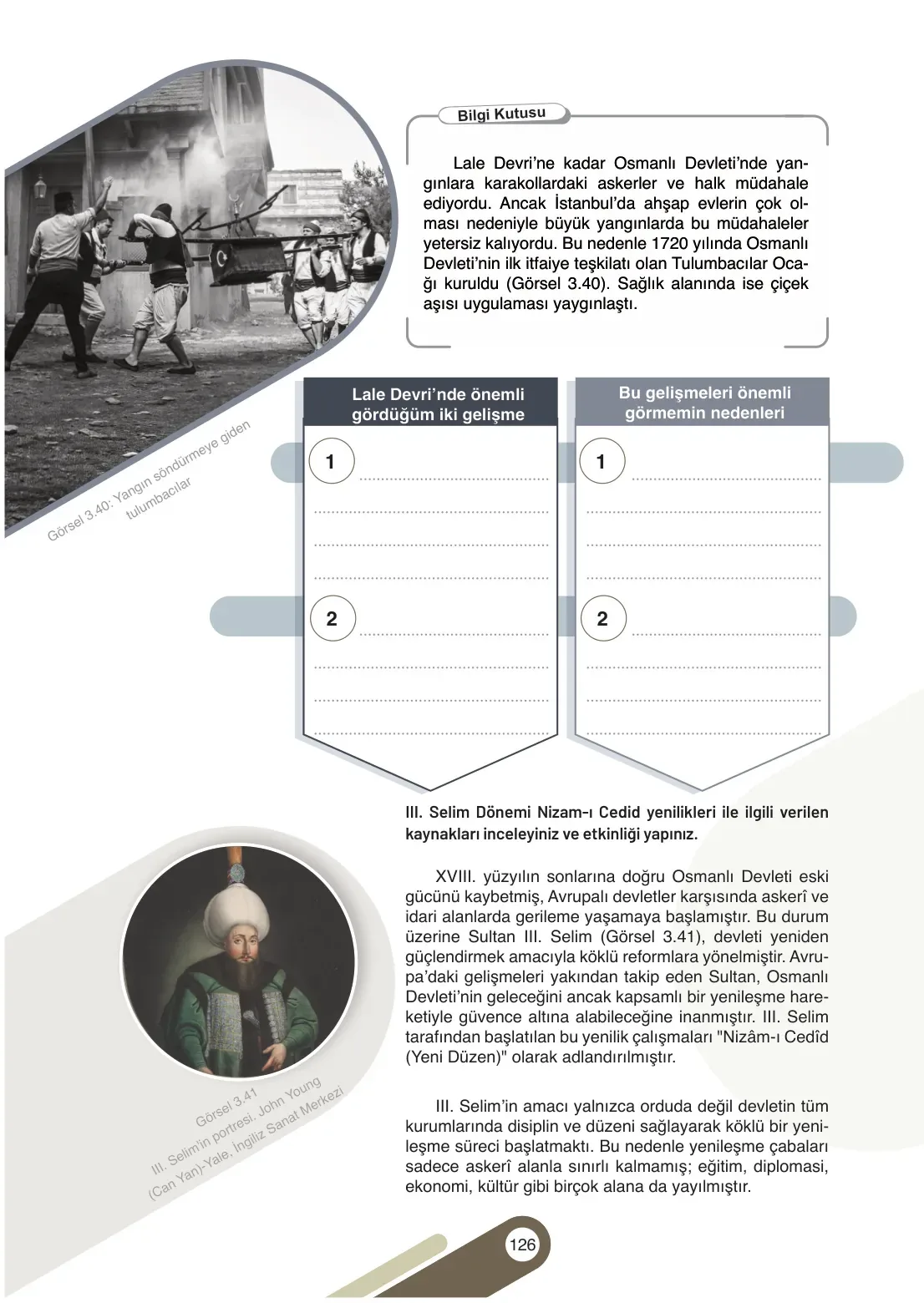 7. Sınıf Sosyal Bilgiler Ders Kitabı Cevapları Meb Yayınları 1. Kitap Sayfa 126