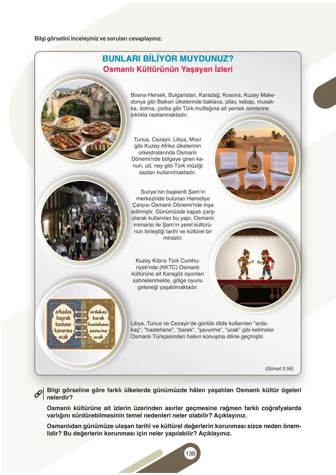 7. Sınıf Sosyal Bilgiler Ders Kitabı Cevapları Meb Yayınları 1. Kitap Sayfa 138