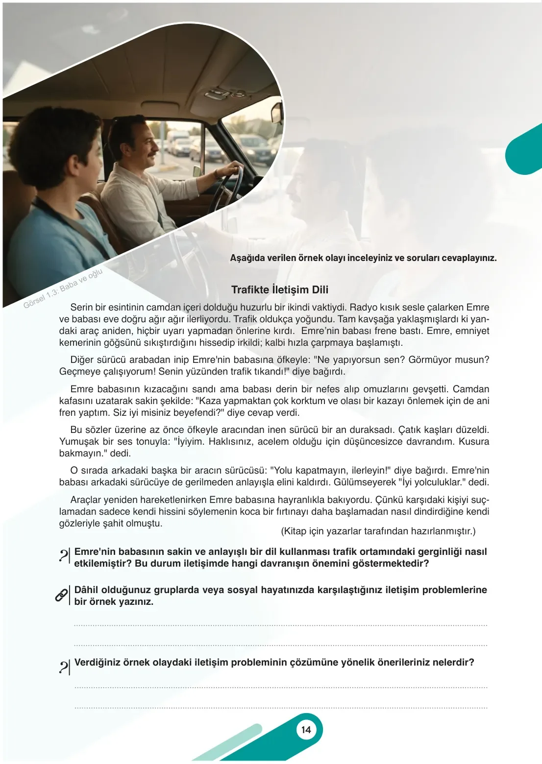 7. Sınıf Sosyal Bilgiler Ders Kitabı Cevapları Meb Yayınları 1. Kitap Sayfa 14
