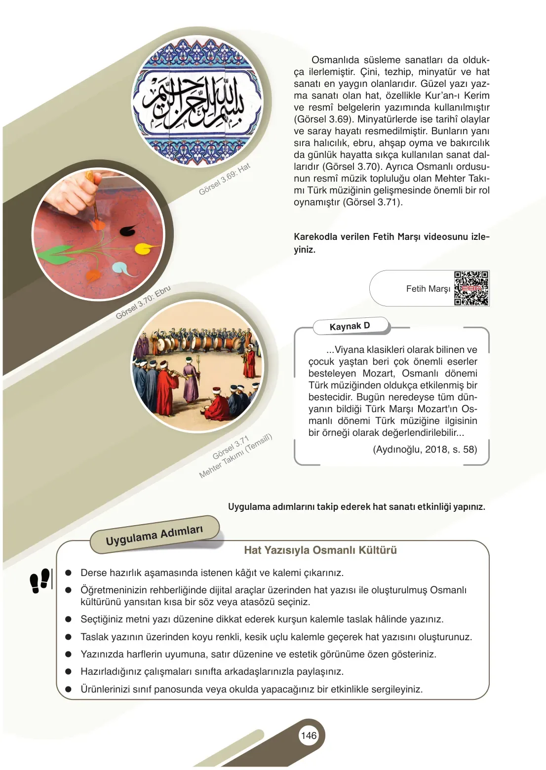 7. Sınıf Sosyal Bilgiler Ders Kitabı Cevapları Meb Yayınları 1. Kitap Sayfa 146