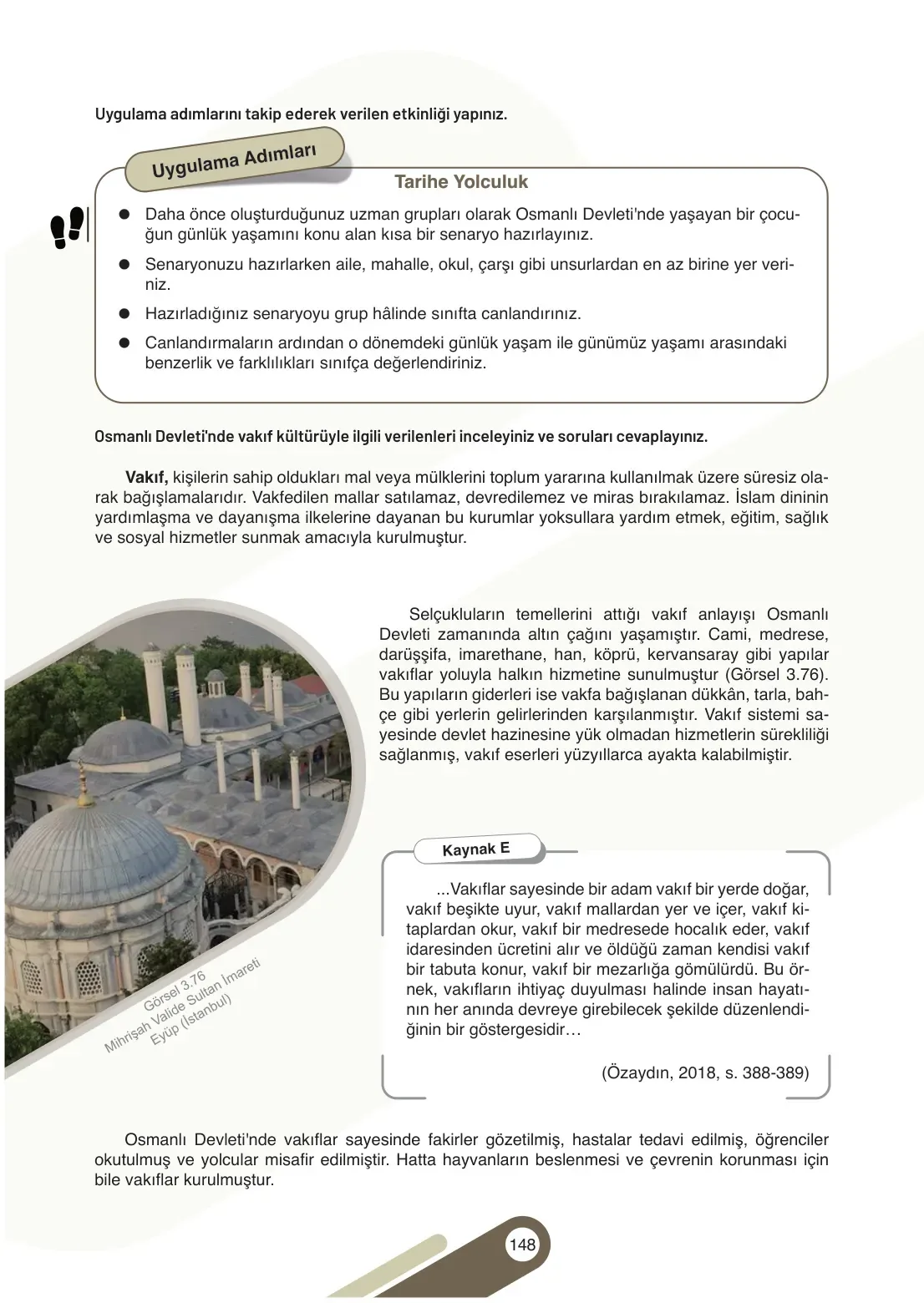 7. Sınıf Sosyal Bilgiler Ders Kitabı Cevapları Meb Yayınları 1. Kitap Sayfa 148