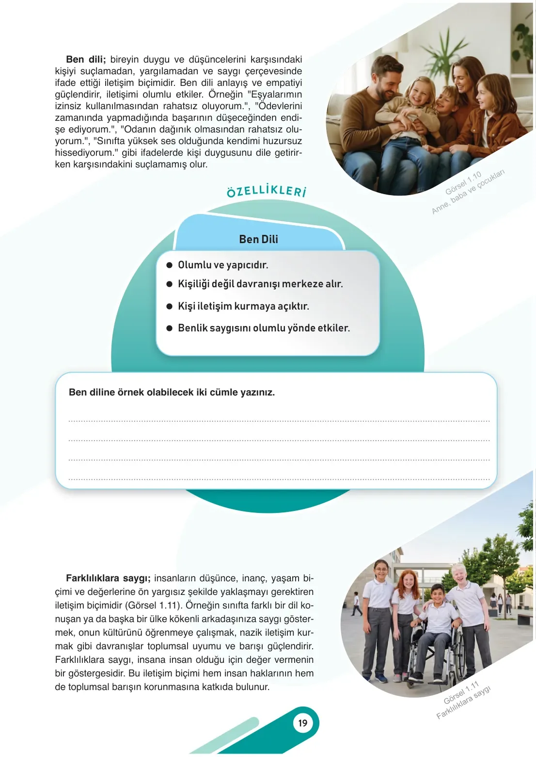 7. Sınıf Sosyal Bilgiler Ders Kitabı Cevapları Meb Yayınları 1. Kitap Sayfa 19