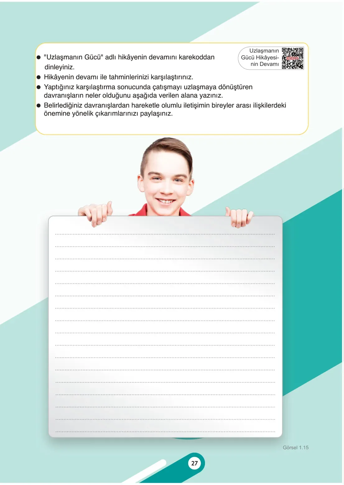 7. Sınıf Sosyal Bilgiler Ders Kitabı Cevapları Meb Yayınları 1. Kitap Sayfa 27