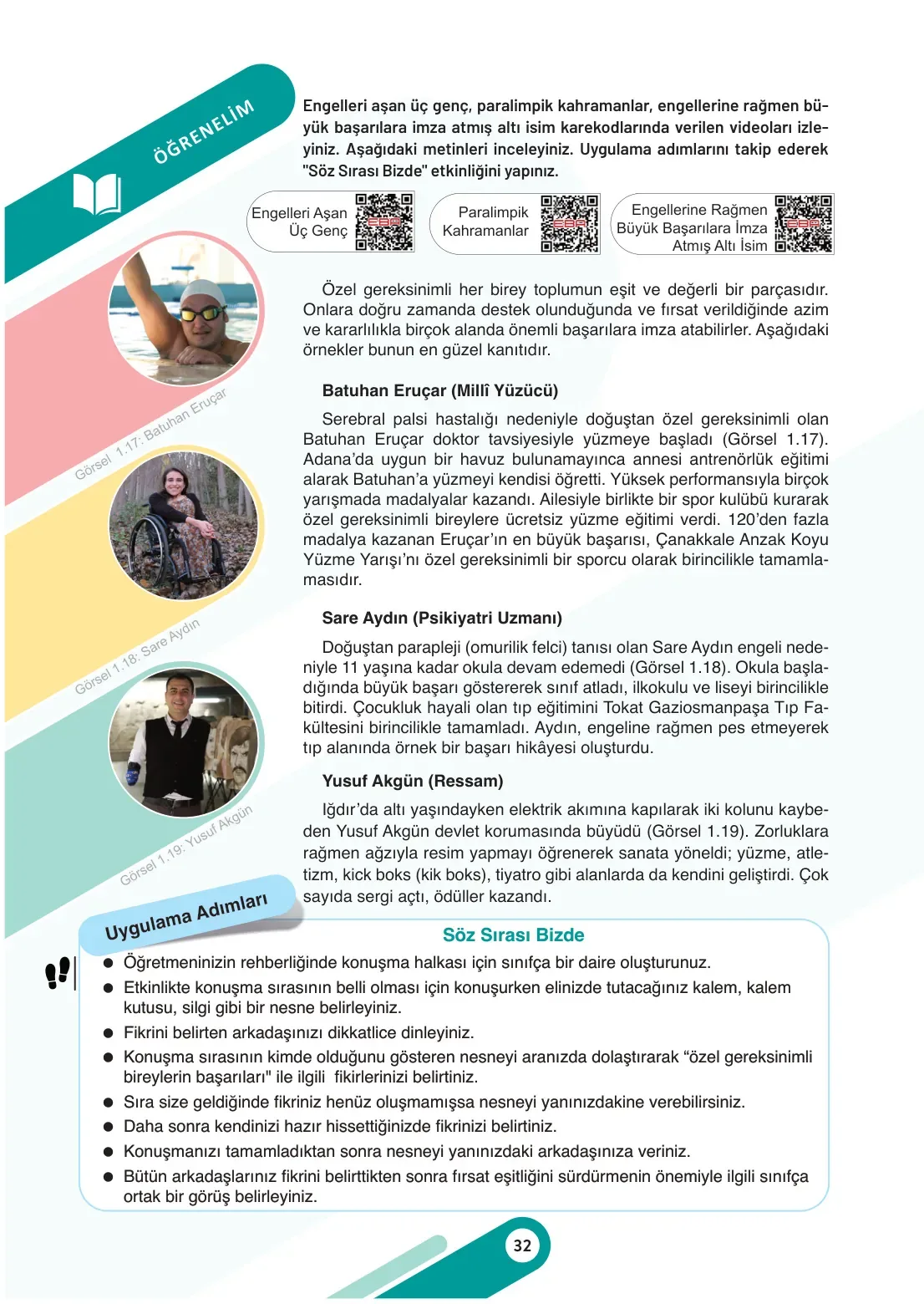 7. Sınıf Sosyal Bilgiler Ders Kitabı Cevapları Meb Yayınları 1. Kitap Sayfa 32