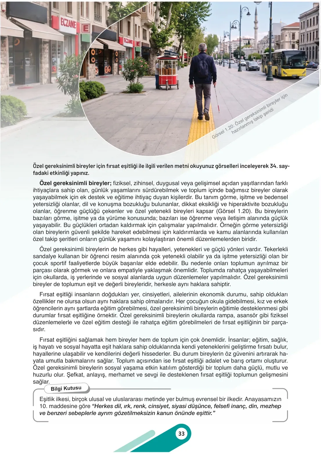 7. Sınıf Sosyal Bilgiler Ders Kitabı Cevapları Meb Yayınları 1. Kitap Sayfa 33
