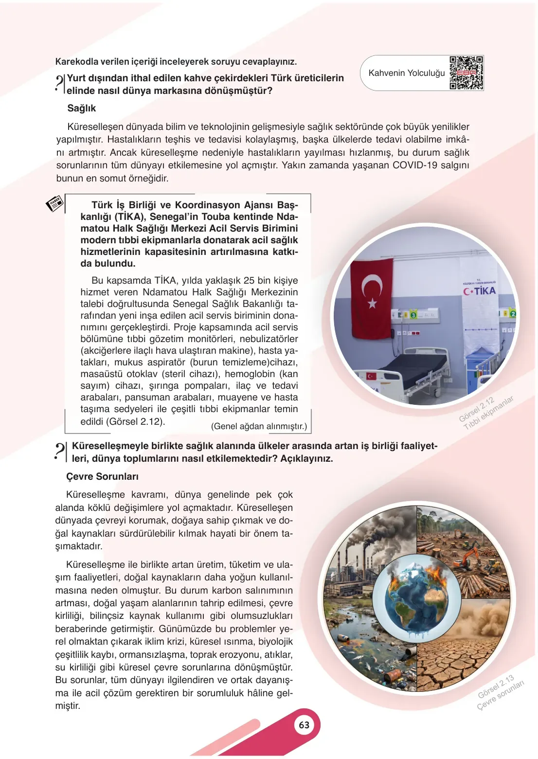 7. Sınıf Sosyal Bilgiler Ders Kitabı Cevapları Meb Yayınları 1. Kitap Sayfa 63
