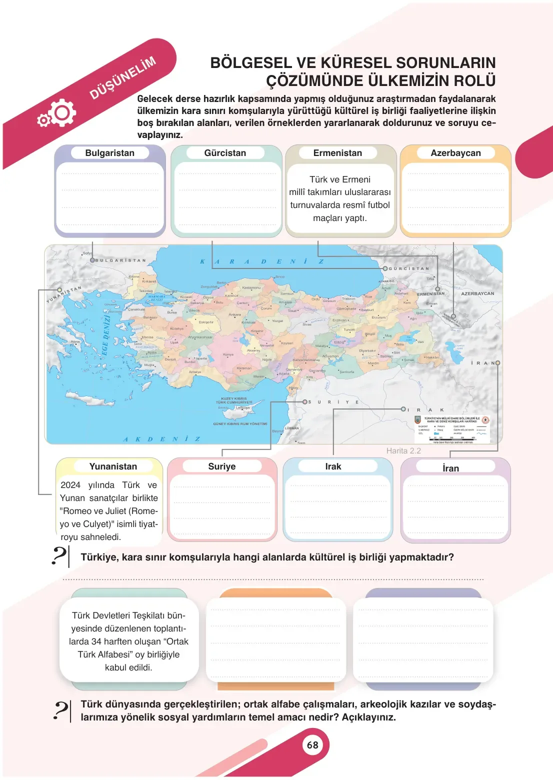 7. Sınıf Sosyal Bilgiler Ders Kitabı Cevapları Meb Yayınları 1. Kitap Sayfa 68