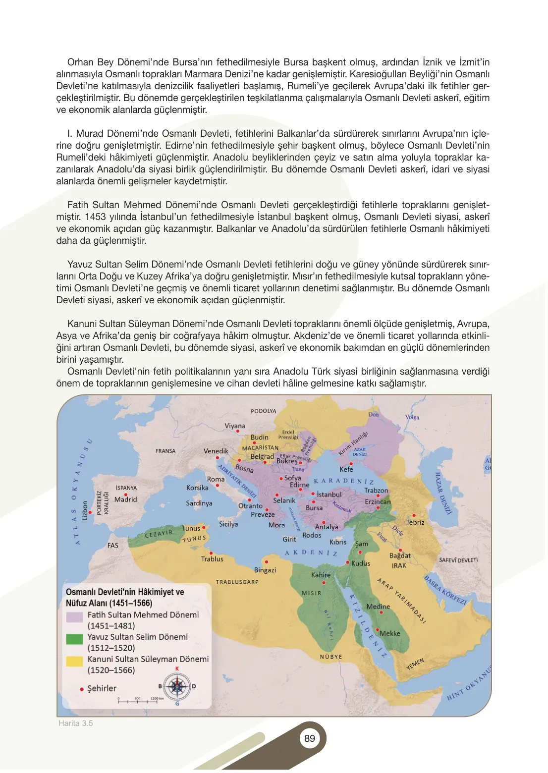 7. Sınıf Sosyal Bilgiler Ders Kitabı Cevapları Meb Yayınları 1. Kitap Sayfa 89