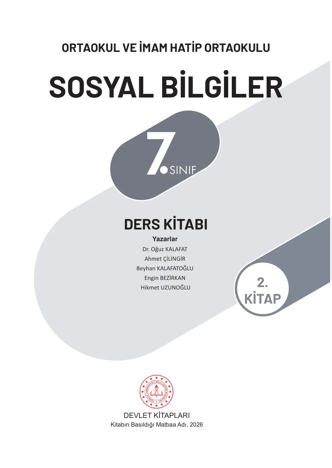7. Sınıf Sosyal Bilgiler Ders Kitabı Cevapları Meb Yayınları 2. Kitap Sayfa 1