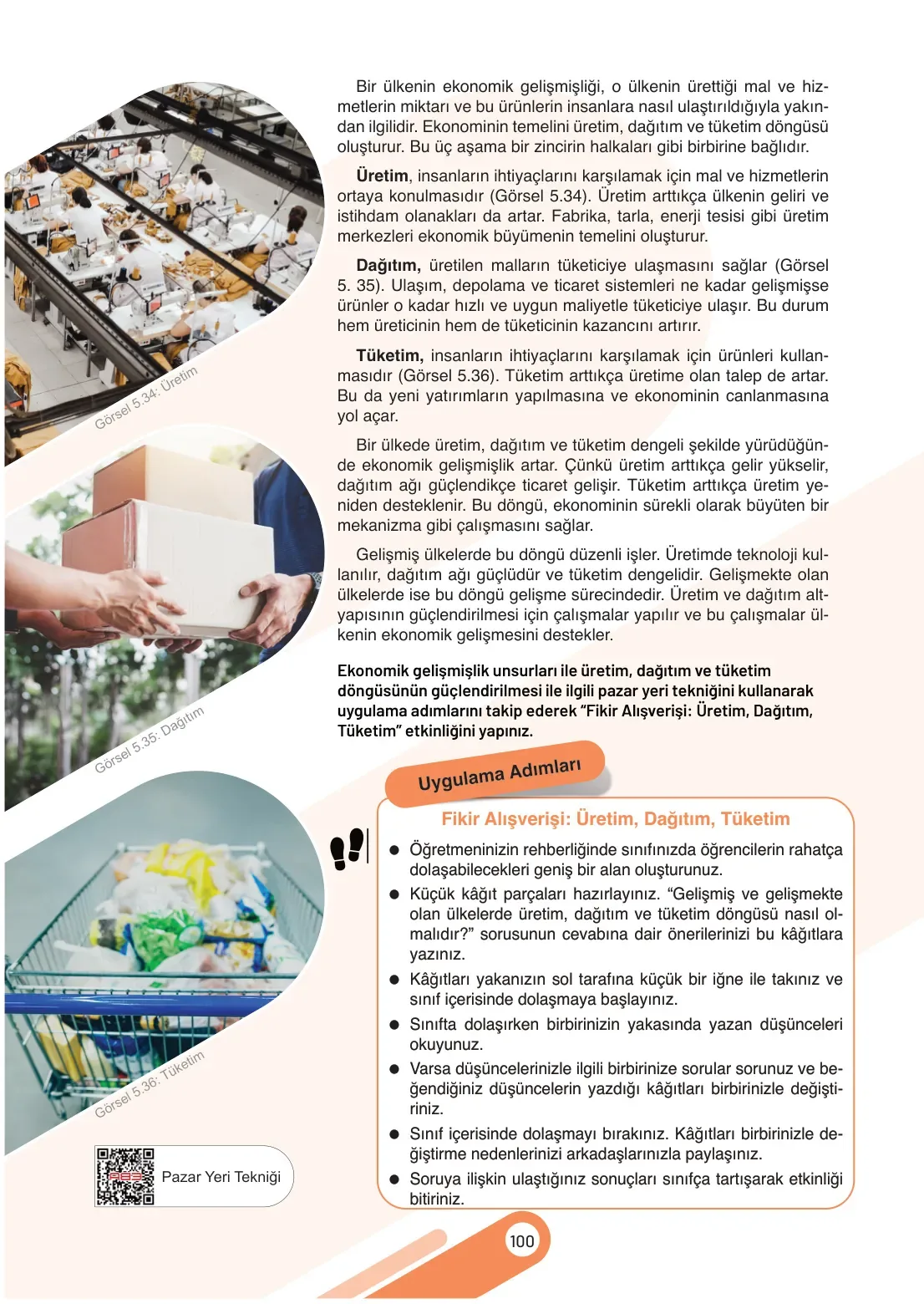 7. Sınıf Sosyal Bilgiler Ders Kitabı Cevapları Meb Yayınları 2. Kitap Sayfa 100