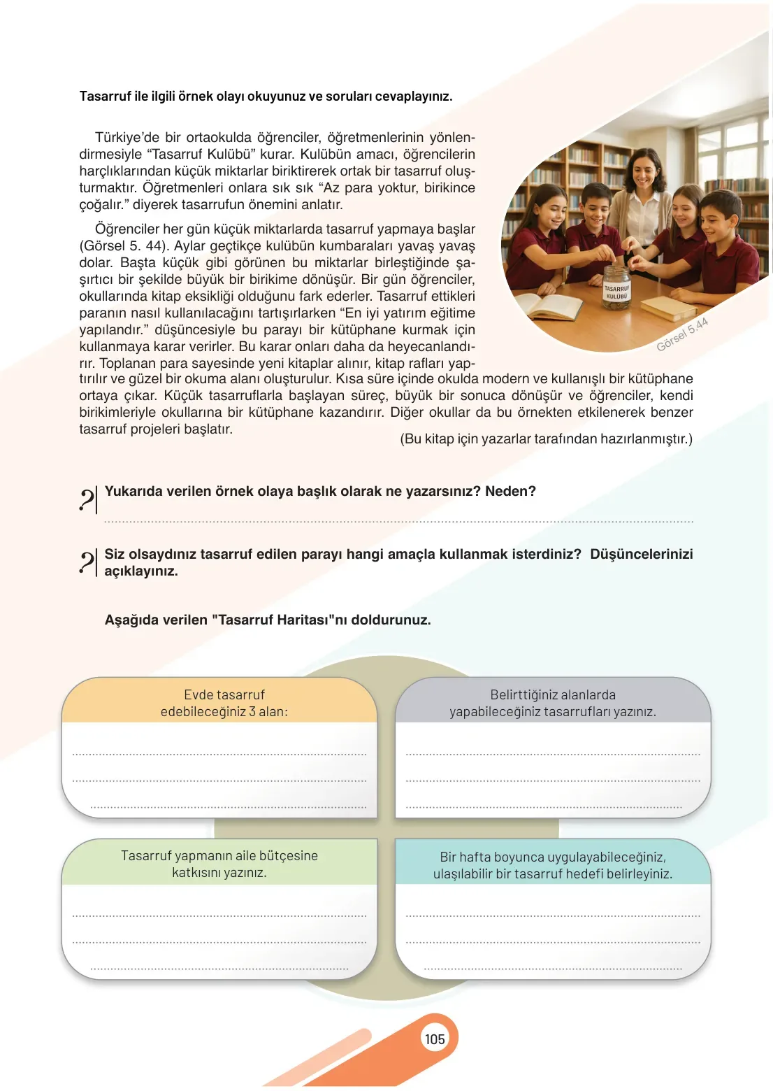 7. Sınıf Sosyal Bilgiler Ders Kitabı Cevapları Meb Yayınları 2. Kitap Sayfa 105