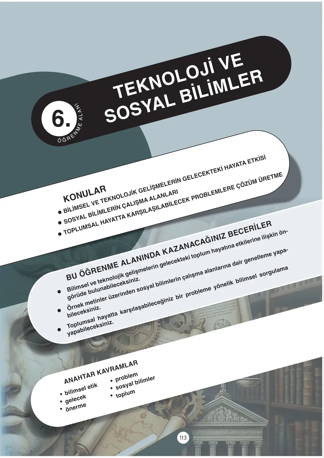 7. Sınıf Sosyal Bilgiler Ders Kitabı Cevapları Meb Yayınları 2. Kitap Sayfa 113