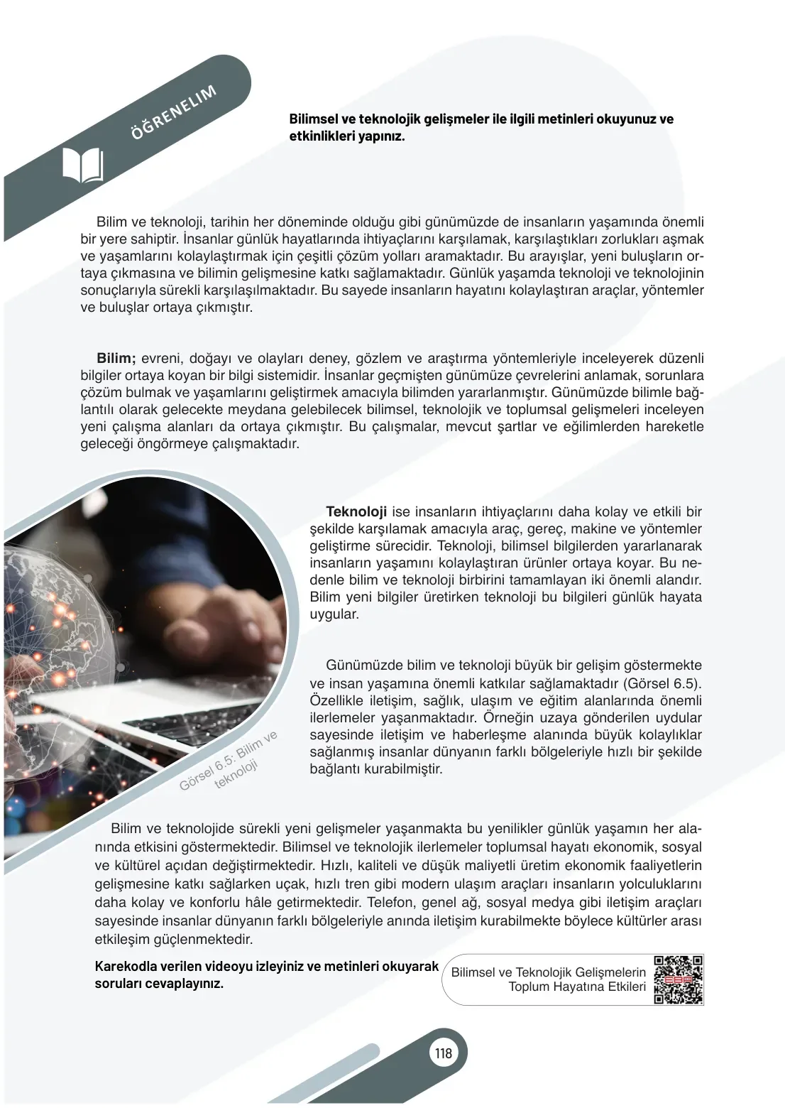 7. Sınıf Sosyal Bilgiler Ders Kitabı Cevapları Meb Yayınları 2. Kitap Sayfa 118