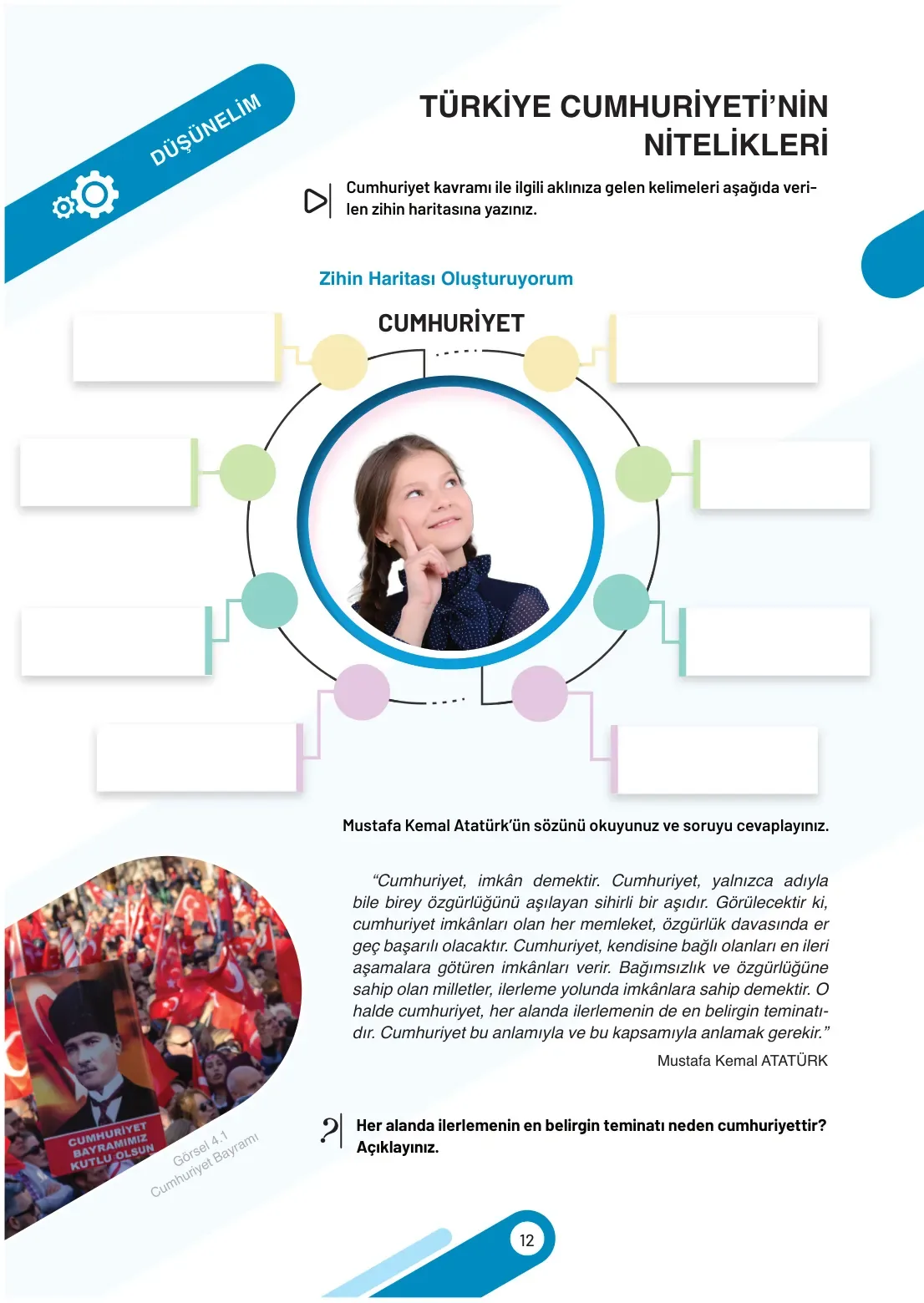 7. Sınıf Sosyal Bilgiler Ders Kitabı Cevapları Meb Yayınları 2. Kitap Sayfa 12