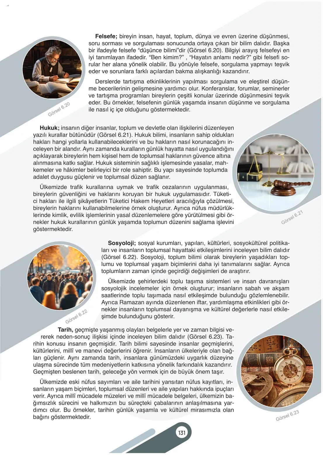 7. Sınıf Sosyal Bilgiler Ders Kitabı Cevapları Meb Yayınları 2. Kitap Sayfa 131