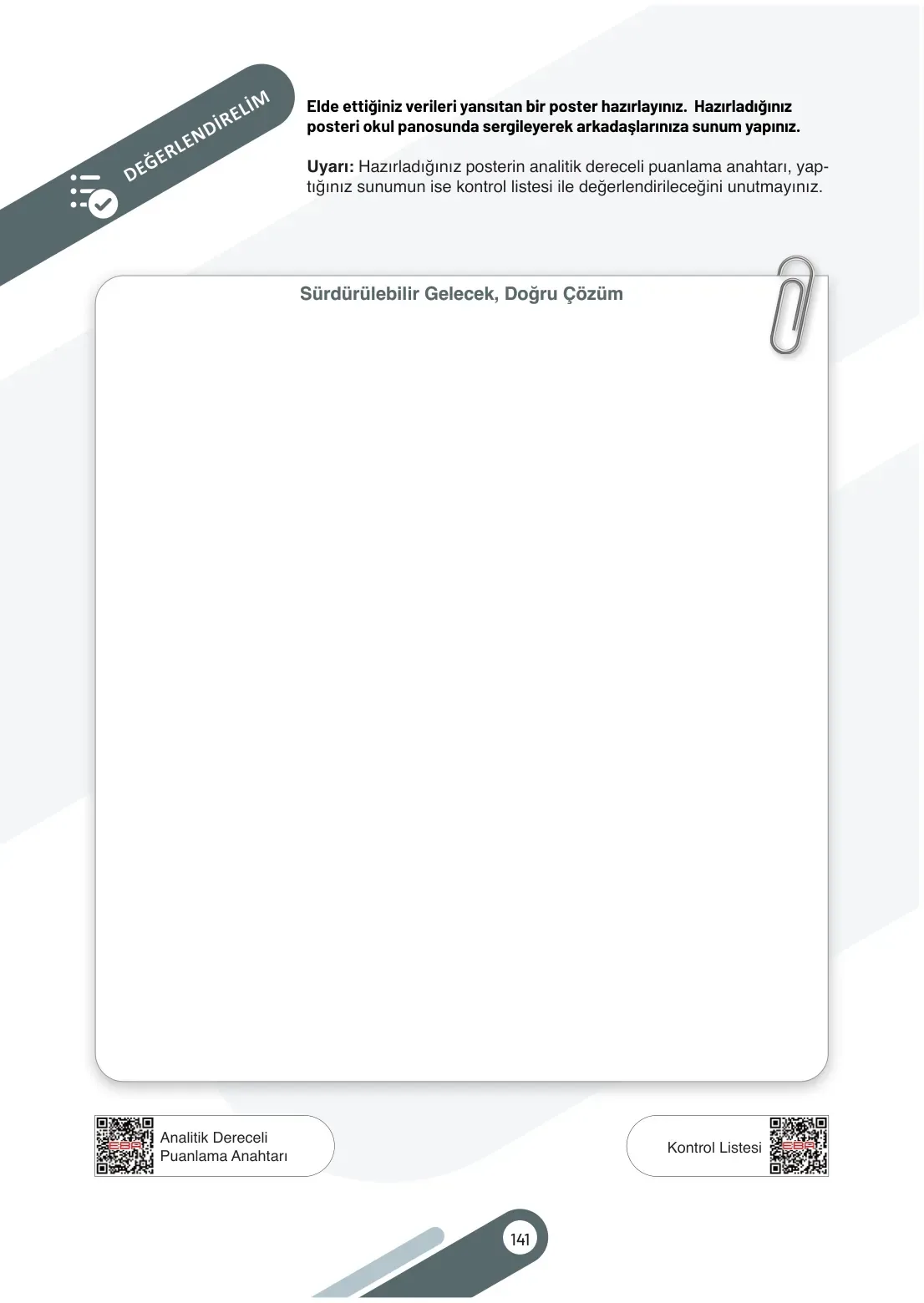 7. Sınıf Sosyal Bilgiler Ders Kitabı Cevapları Meb Yayınları 2. Kitap Sayfa 141