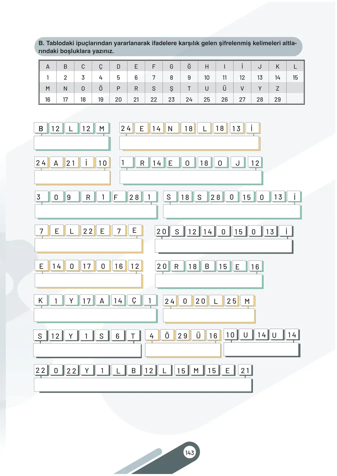 7. Sınıf Sosyal Bilgiler Ders Kitabı Cevapları Meb Yayınları 2. Kitap Sayfa 143