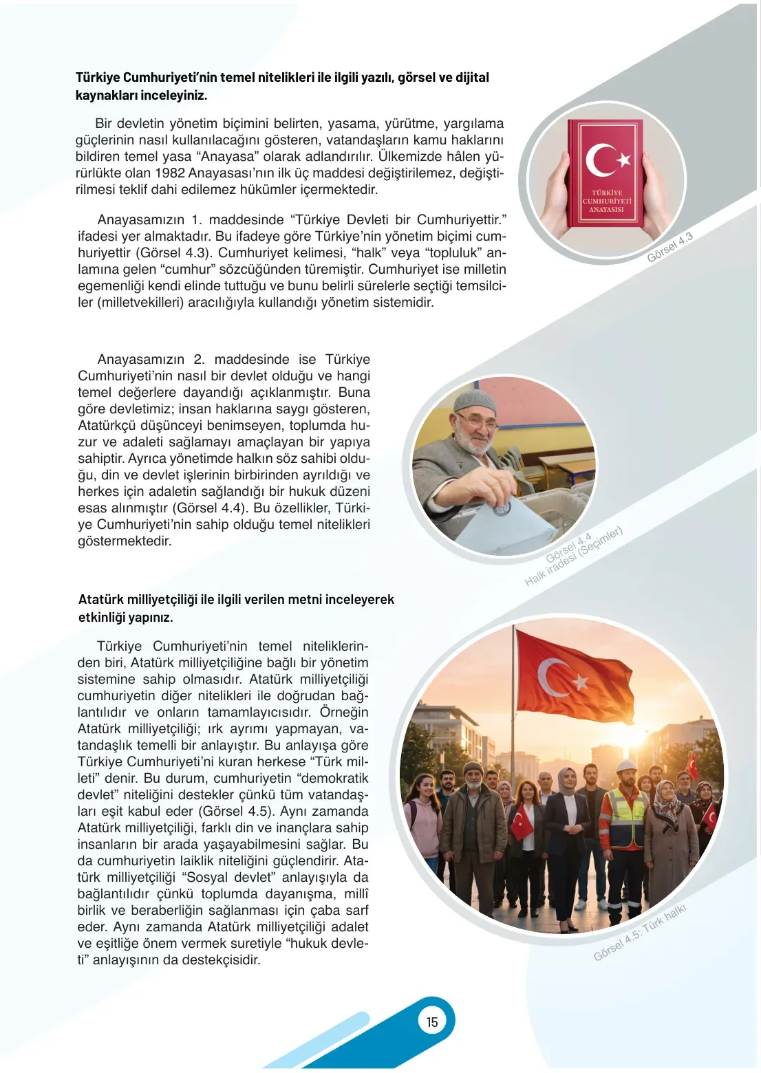 7. Sınıf Sosyal Bilgiler Ders Kitabı Cevapları Meb Yayınları 2. Kitap Sayfa 15
