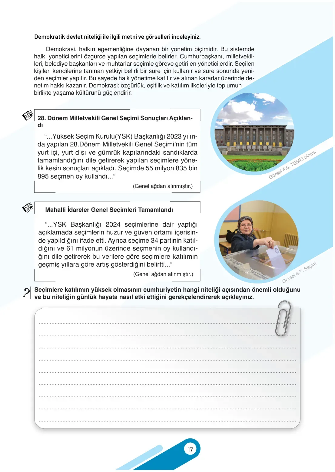 7. Sınıf Sosyal Bilgiler Ders Kitabı Cevapları Meb Yayınları 2. Kitap Sayfa 17
