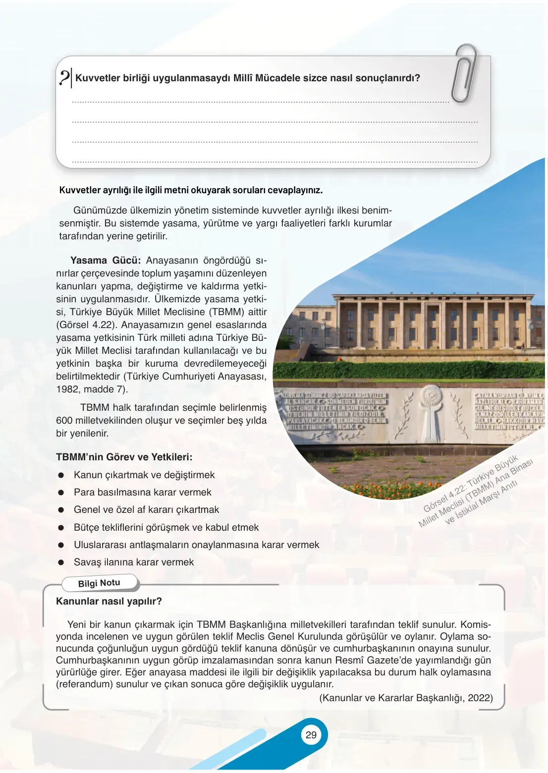 7. Sınıf Sosyal Bilgiler Ders Kitabı Cevapları Meb Yayınları 2. Kitap Sayfa 29