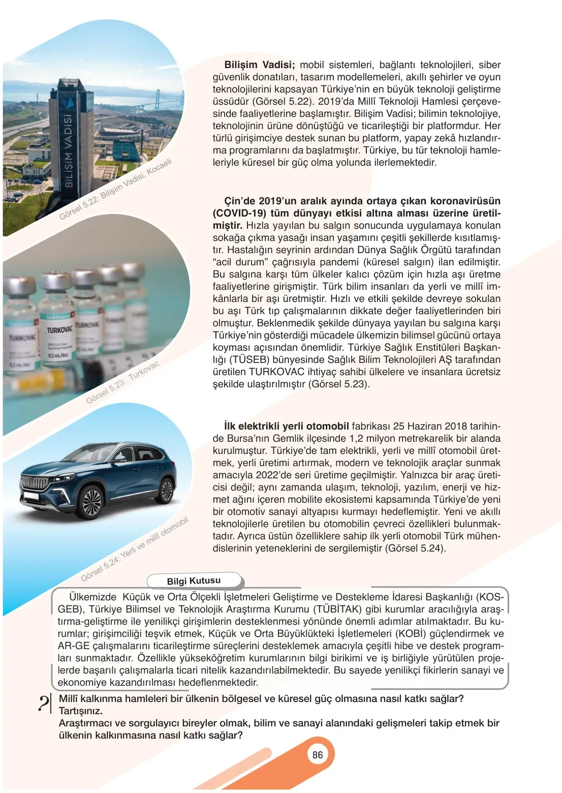 7. Sınıf Sosyal Bilgiler Ders Kitabı Cevapları Meb Yayınları 2. Kitap Sayfa 86