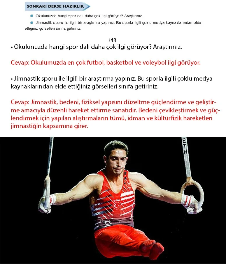 7. Sınıf Türkçe Ders Kitabı Cevapları Dörtel Yayınları Sayfa 149 Çözüm Görseli