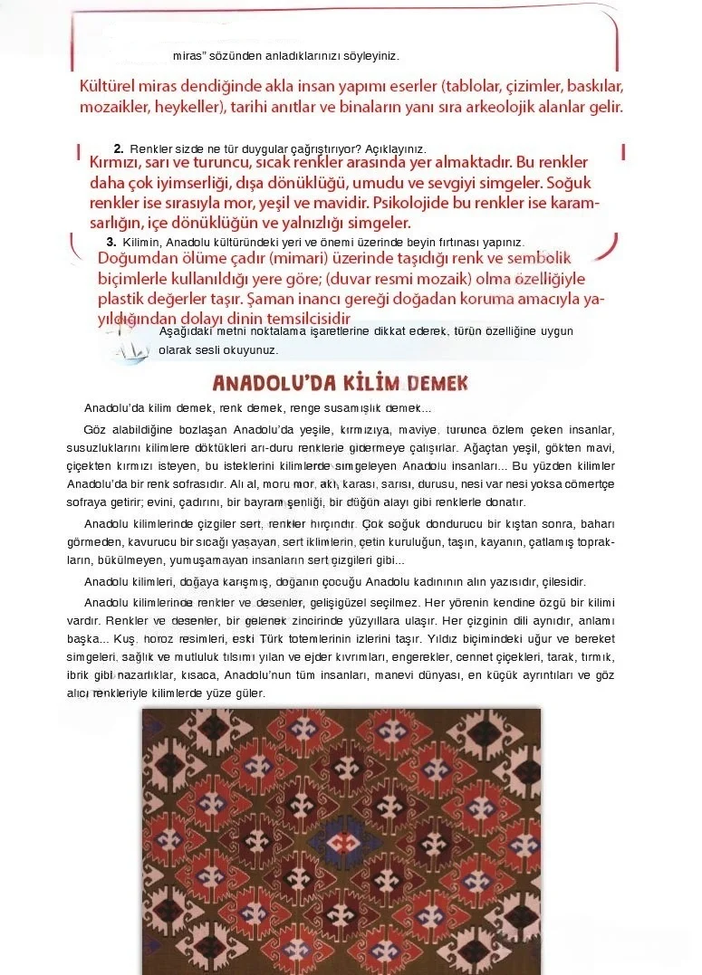 7. Sınıf Türkçe Ders Kitabı Cevapları Dörtel Yayınları Sayfa 42 Çözüm Görseli