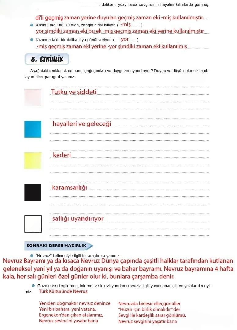 7. Sınıf Türkçe Ders Kitabı Cevapları Dörtel Yayınları Sayfa 48 Çözüm Görseli
