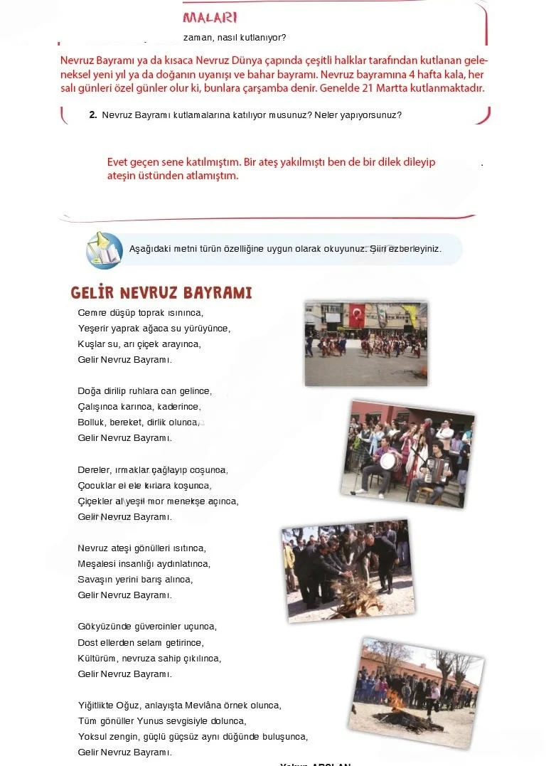 7. Sınıf Türkçe Ders Kitabı Cevapları Dörtel Yayınları Sayfa 49 Çözüm Görseli