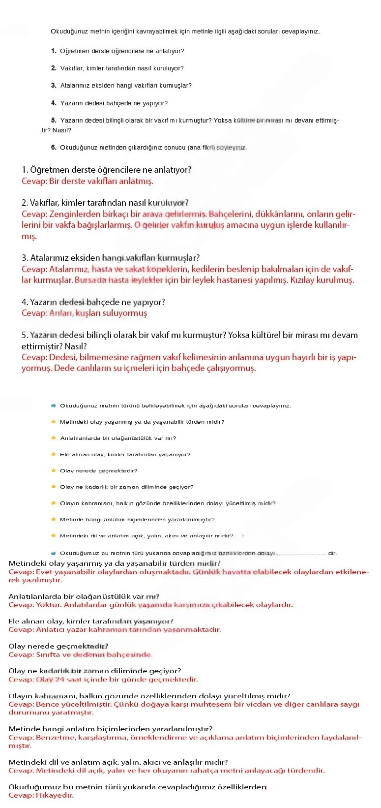 7. Sınıf Türkçe Ders Kitabı Cevapları Dörtel Yayınları Sayfa 59 Çözüm Görseli