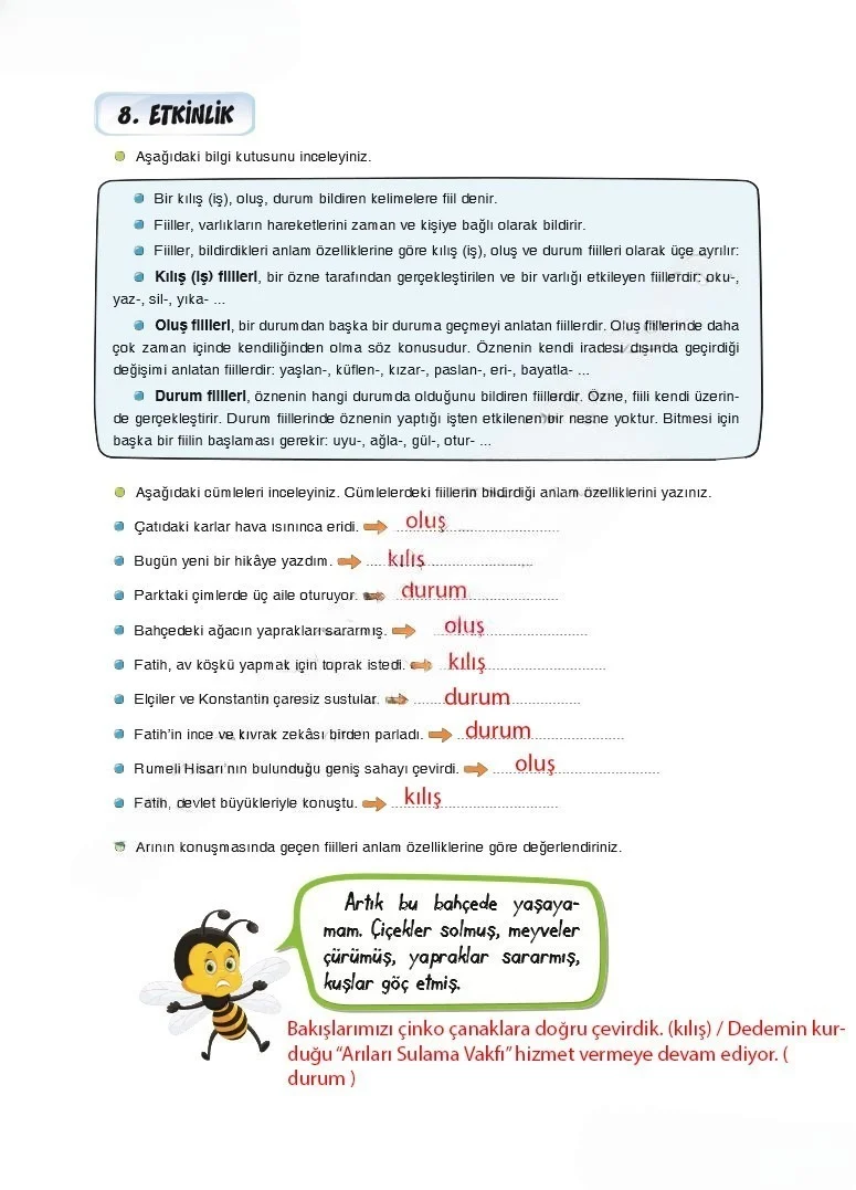 7. Sınıf Türkçe Ders Kitabı Cevapları Dörtel Yayınları Sayfa 60 Çözüm Görseli