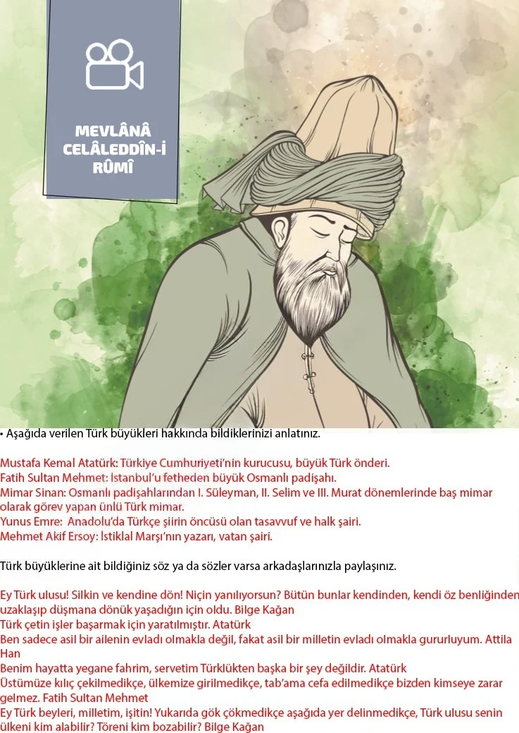 7. Sınıf Türkçe Ders Kitabı Cevapları Meb Yayınları 1. Kitap Sayfa 192 Çözüm Görseli
