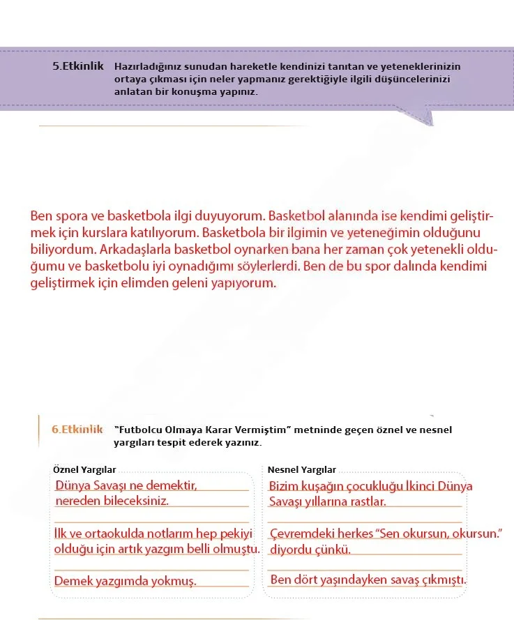 7. Sınıf Türkçe Ders Kitabı Cevapları Meb Yayınları 1. Kitap Sayfa 212 Çözüm Görseli