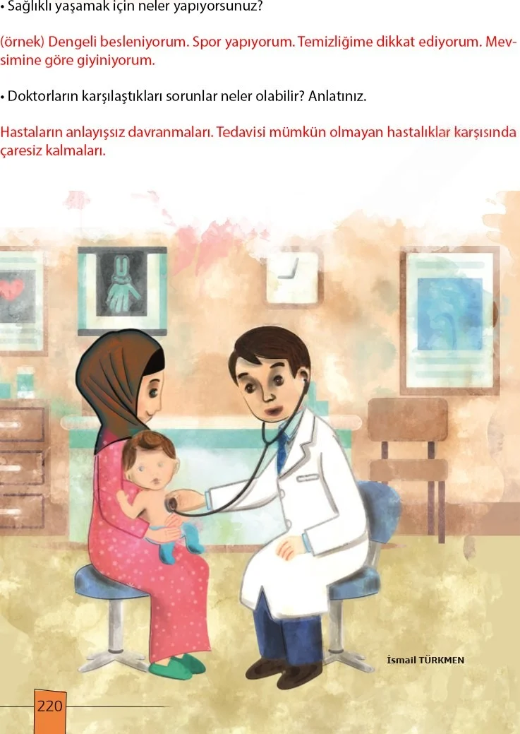 7. Sınıf Türkçe Ders Kitabı Cevapları Meb Yayınları 1. Kitap Sayfa 220 Çözüm Görseli