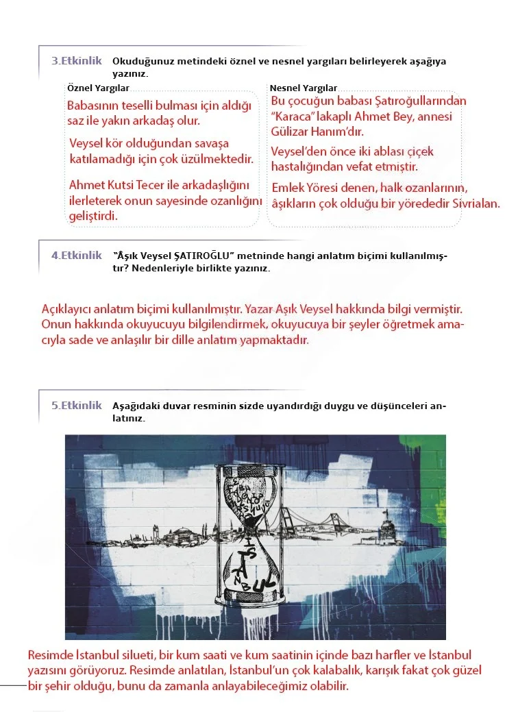 7. Sınıf Türkçe Ders Kitabı Cevapları Meb Yayınları 1. Kitap Sayfa 236 Çözüm Görseli