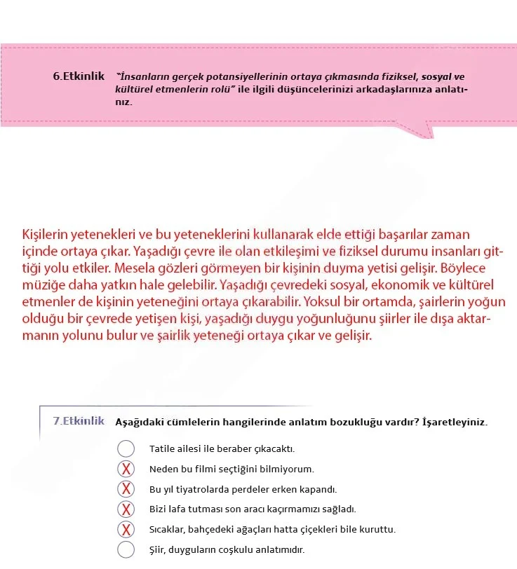 7. Sınıf Türkçe Ders Kitabı Cevapları Meb Yayınları 1. Kitap Sayfa 237 Çözüm Görseli