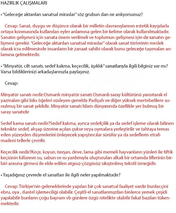 7. Sınıf Türkçe Ders Kitabı Cevapları Meb Yayınları 1. Kitap Sayfa 254 Çözüm Görseli