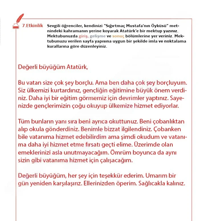 7. Sınıf Türkçe Ders Kitabı Cevapları Meb Yayınları 1. Kitap Sayfa 59 Çözüm Görseli