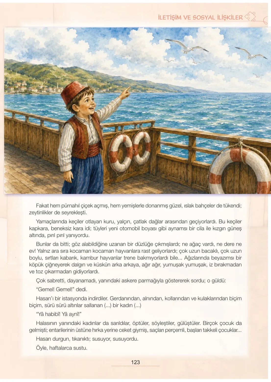 7. Sınıf Türkçe Ders Kitabı Cevapları Meb Yayınları 1. Kitap Sayfa 123
