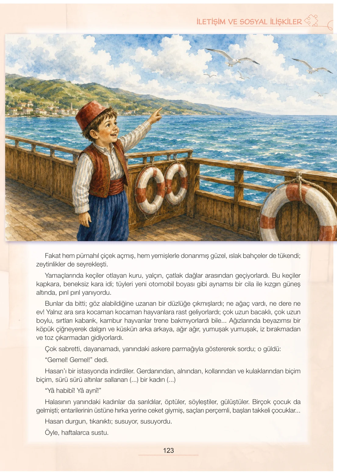 7. Sınıf Türkçe Ders Kitabı Cevapları Meb Yayınları 1. Kitap Sayfa 123