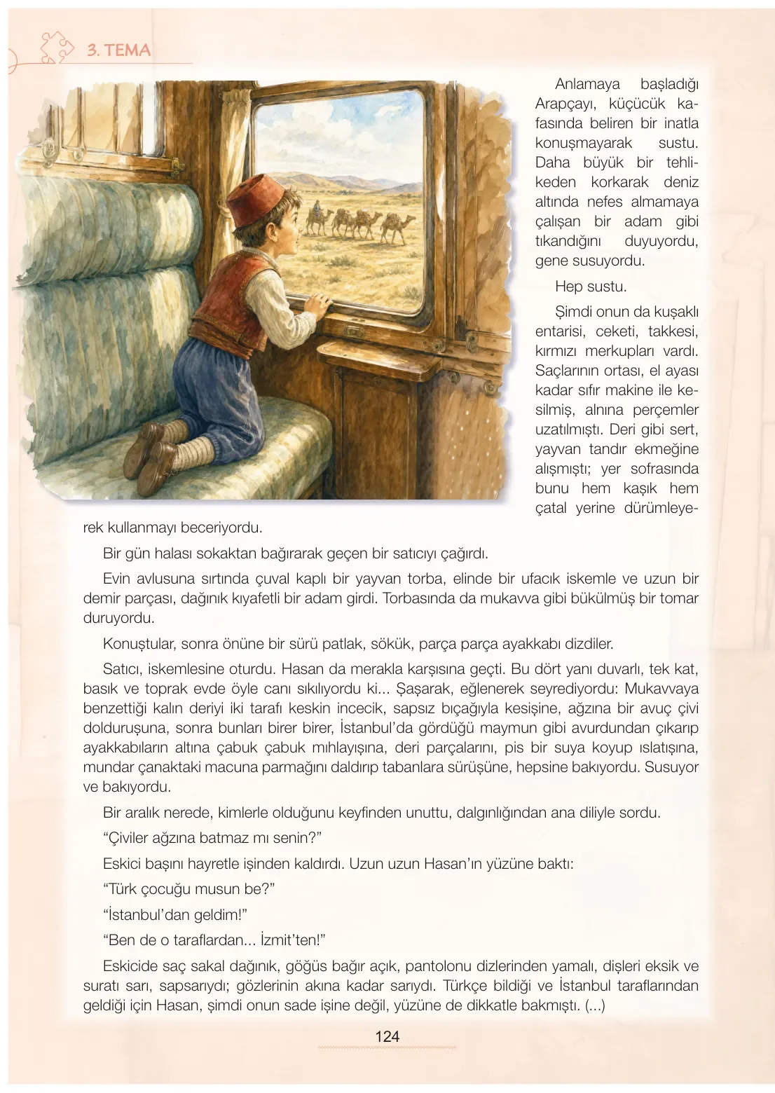 7. Sınıf Türkçe Ders Kitabı Cevapları Meb Yayınları 1. Kitap Sayfa 124