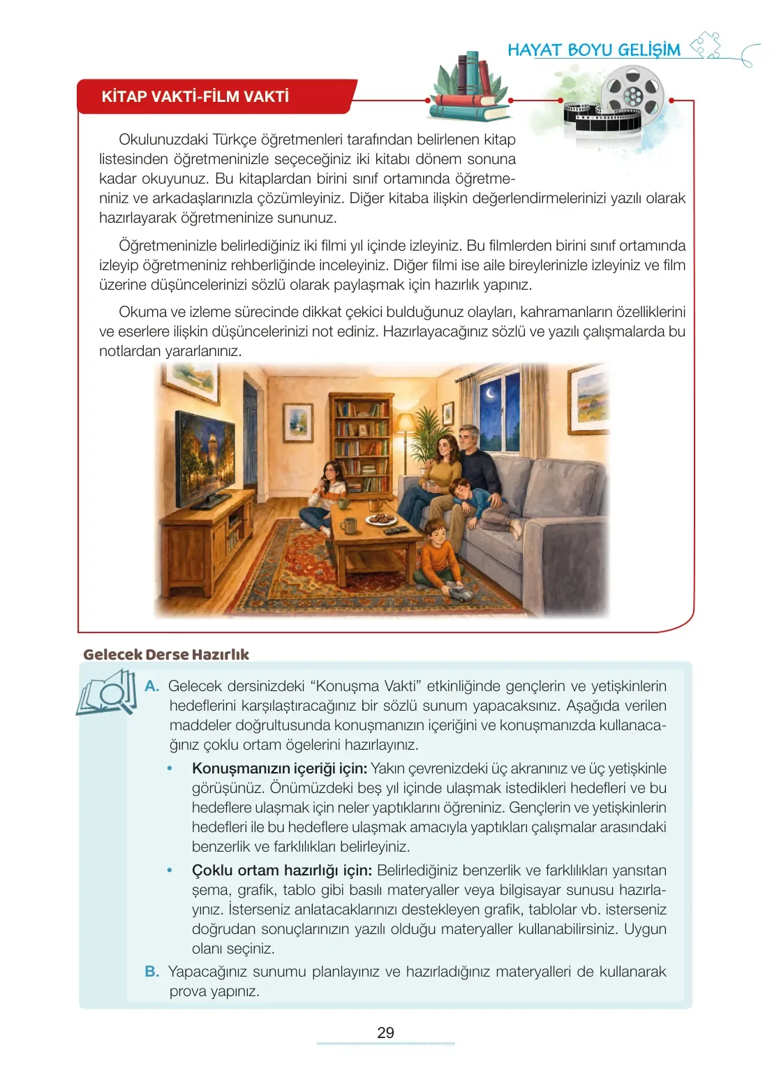 7. Sınıf Türkçe Ders Kitabı Cevapları Meb Yayınları 1. Kitap Sayfa 29