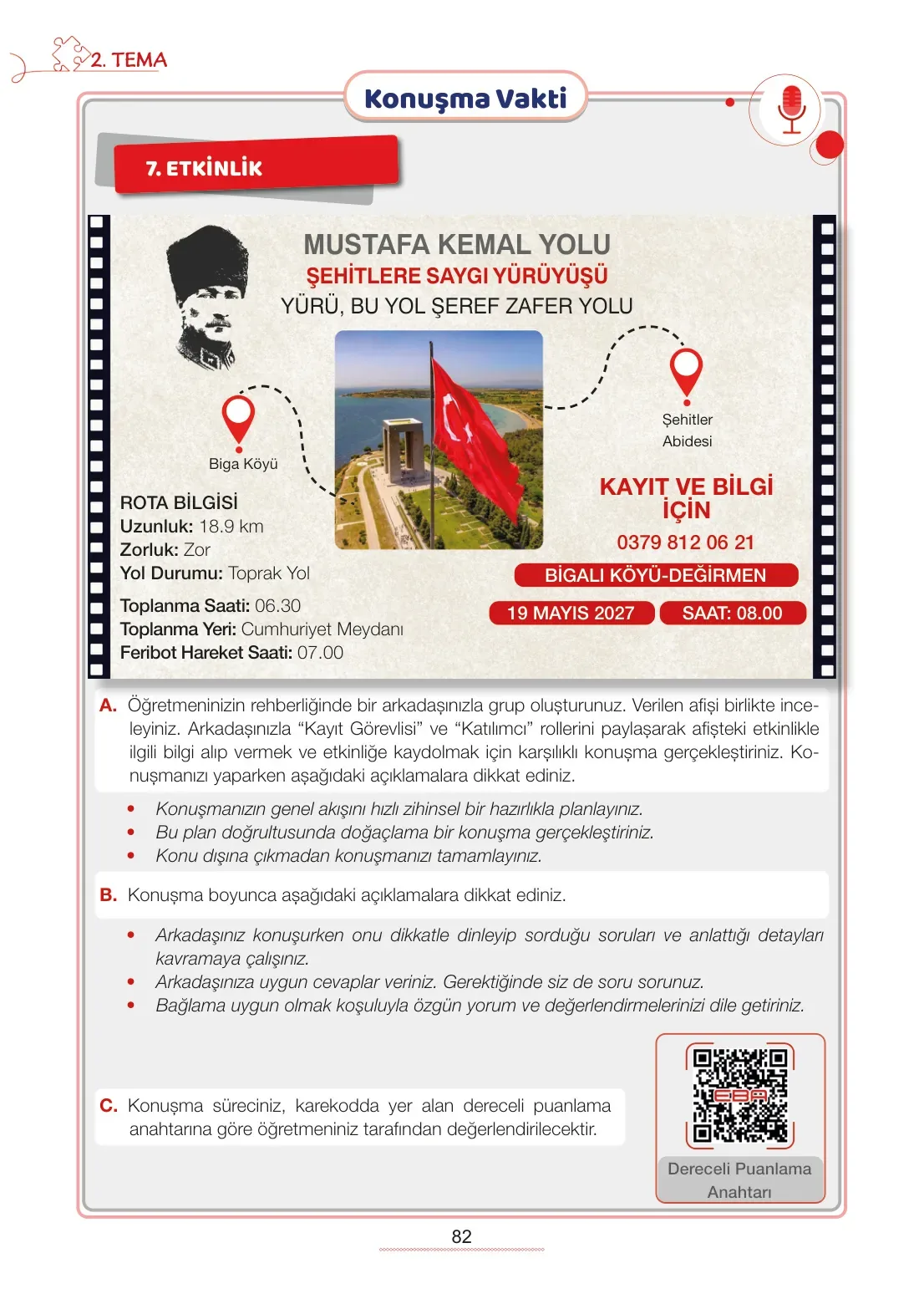 7. Sınıf Türkçe Ders Kitabı Cevapları Meb Yayınları 1. Kitap Sayfa 82